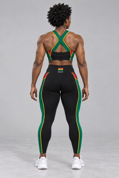RREP Ghana Women’s Sports Bra and Leggings Set
