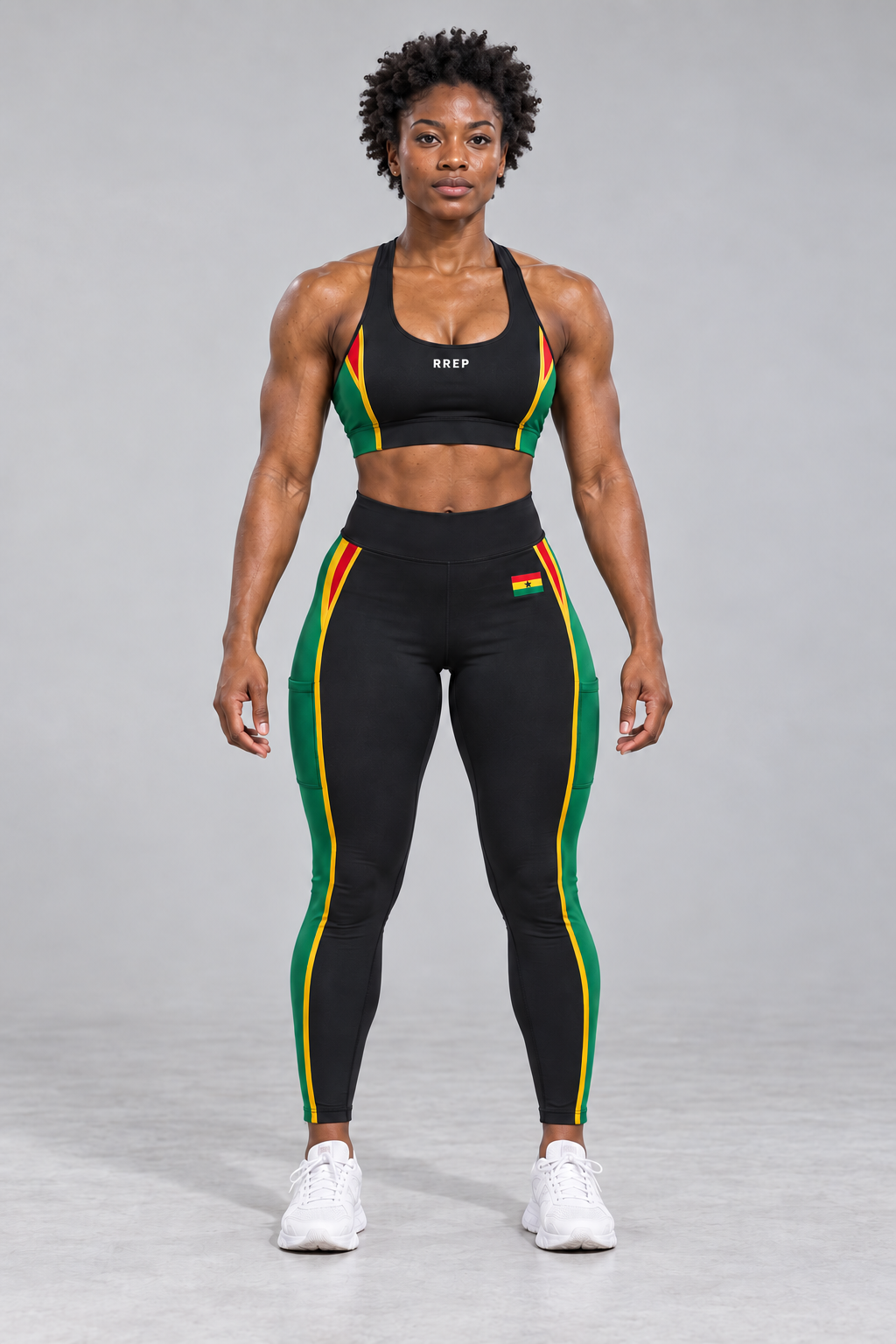 RREP Ghana Women’s Sports Bra and Leggings Set