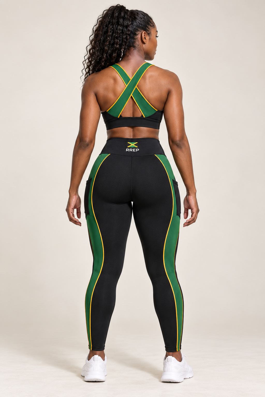 RREP Jamaica Women’s Sports Bra and Leggings Set
